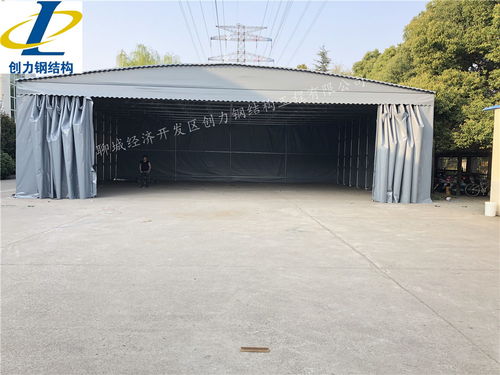 **曹縣原產(chǎn) 懸空式遮陽(yáng)棚 / 電動(dòng)推拉雨蓬 / 活動(dòng)倉(cāng)庫(kù)帳篷，空間自由隨心**